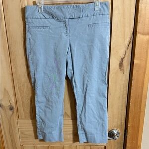 The Limited Light Blue Cropped Pants